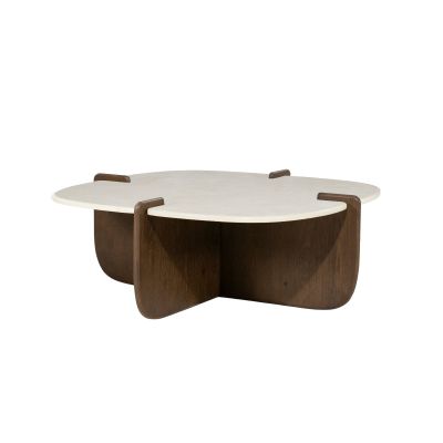 Eleonora Salontafel Filou klein - eiken fineer/keramiek