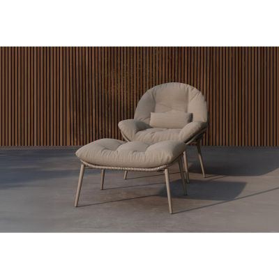 Svea Mustafa loungestoel - beige/beige