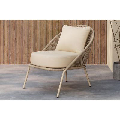 Svea Liam loungestoel - beige/beige