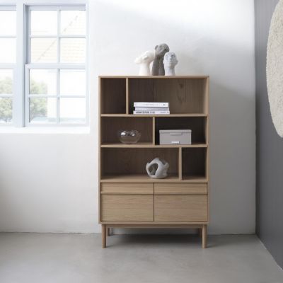 Nordic Home Casey boekenkast - naturel