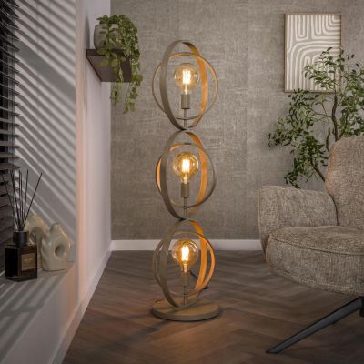 Fraaai Twan vloerlamp - 3L - beige