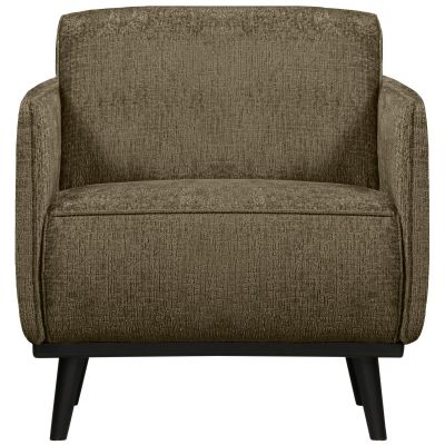 Woood Statement fauteuil met arm structure velvet