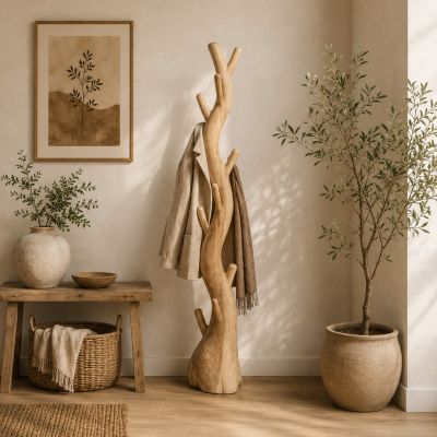 Livingfurn Suar staande kapstok - naturel