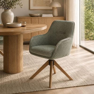Nordic Home Ellis armstoel stof