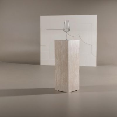 Svea Diana zuil - 65 cm - travertin look