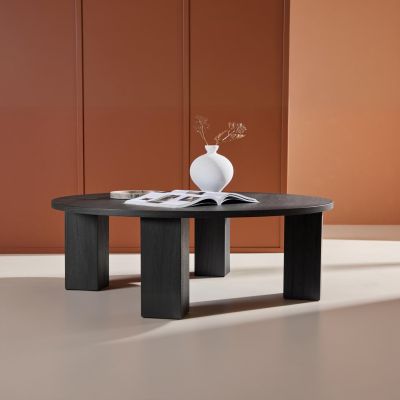 Svea Elettra ronde salontafel - ø120 cm - zwart