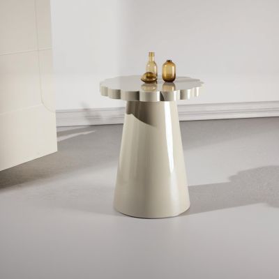 Svea Helena ronde bijzettafel - ø45 cm - beige