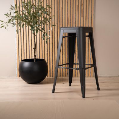 Svea Metpe barkruk 76 cm - donkergrijs