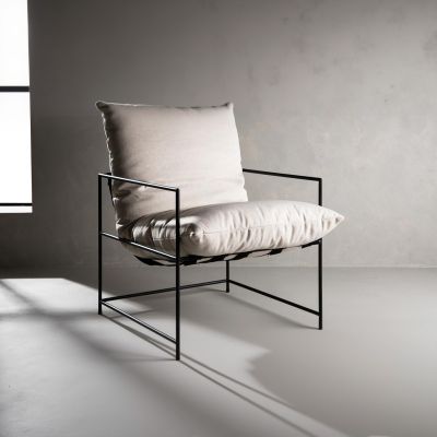 Svea Mera fauteuil - linnen - beige | Showroommodel