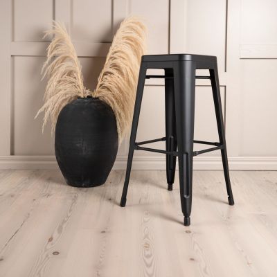 Svea Metpe barkruk 76 cm - zwart