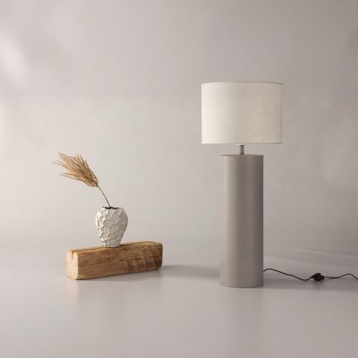 Svea Enzo ronde vloerlamp - ø40 cm - grijs
