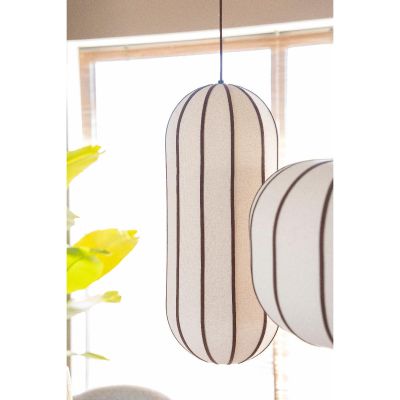 By-Boo hanglamp Pendant Cocoon 1 - wit/bruin