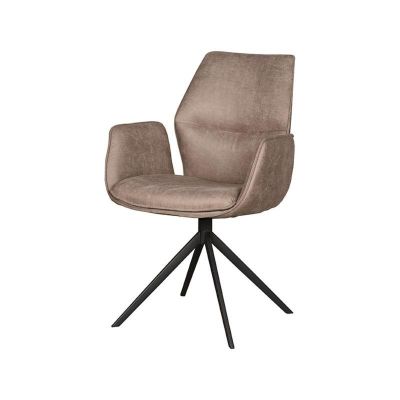 Label51 Mellow eetkamerstoel micro suede - taupe