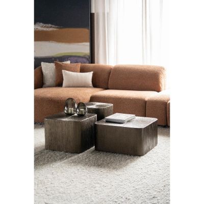Eleonora salontafel set van 3 Silva - bruin