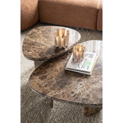 Eleonora Devin salontafel 65,5x56,5x39 cm - bruin