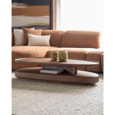 Eleonora salontafel Nino - groot - bruin