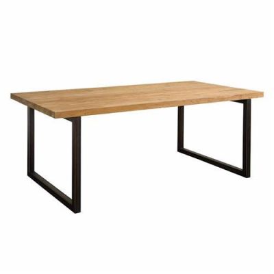 Tower Living Lucca eettafel U-poot - 200 cm - naturel