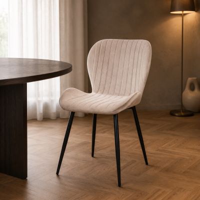 DS4U moderne Velvet Eetkamerstoel Giulia – Comfortabel & Betaalbaar Design