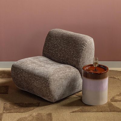 Woood Nomu fauteuil craquele chenile