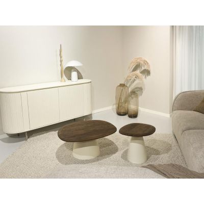 Brix Marron bijzettafel 50 cm - bruin