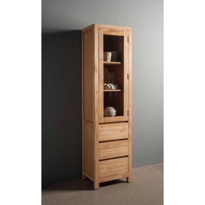 Tower Living Corona vitrinekast - 50 cm - bruin