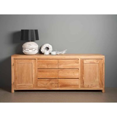 Tower Living Corona dressoir - 220 cm - bruin