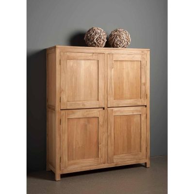 Tower Living Corona opbergkast - 130 cm - bruin