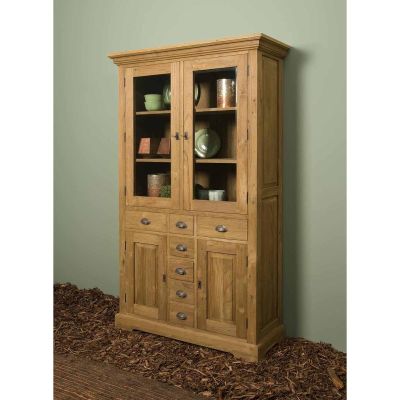 Tower Living Bologna vitrinekast - 115 cm - bruin