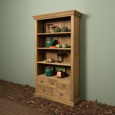 Tower Living Bologna boekenkast - 111 cm - bruin