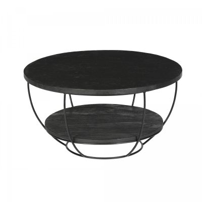 Livingfurn Evan Norris salontafel 85 cm - zwart