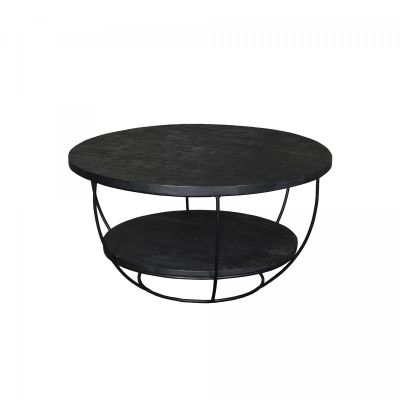 Livingfurn Evan Norris salontafel 65 cm - zwart