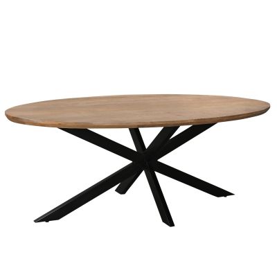 Livingfurn Jesper ovale eettafel - 240 cm - hout