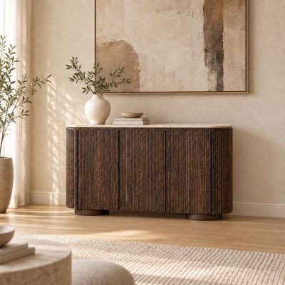 DS4U Toki dressoir 120 cm - keramiek/walnoot