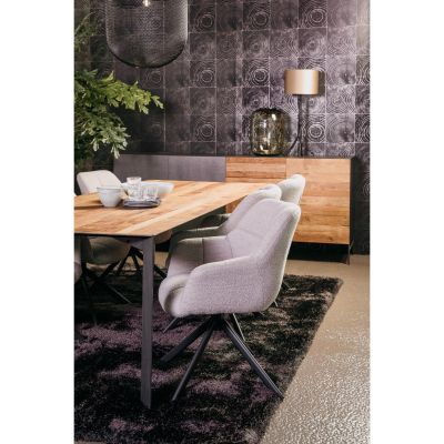 Tower Living Pandora eettafel - 180 cm - bruin