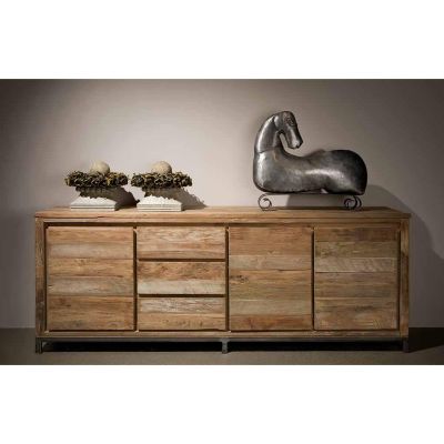 Tower Living Venetie dressoir - 220 cm - bruin