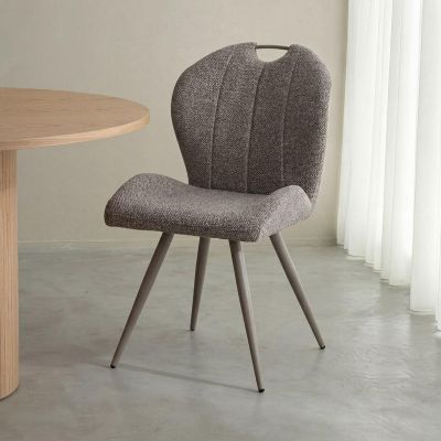 Label51 Silly eetkamerstoel - mushroom royal boucle