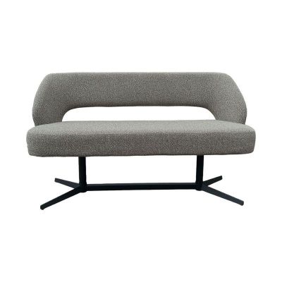 Label51 Saint Tropez eetkamerbank 150x61x88 cm - mushroom royal boucle