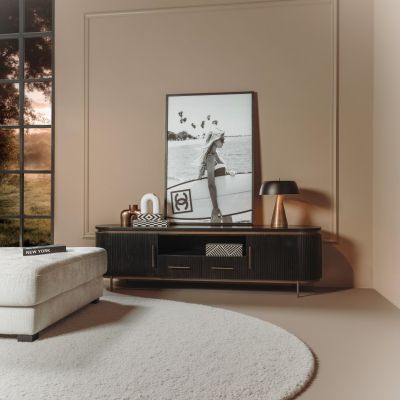 Tower Living Rivello tv-meubel - 200 cm - zwart