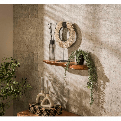 Fraaai Boka organische wandplank - 60 cm - naturel