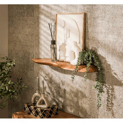 Fraaai Boka organische wandplank - 90 cm - naturel