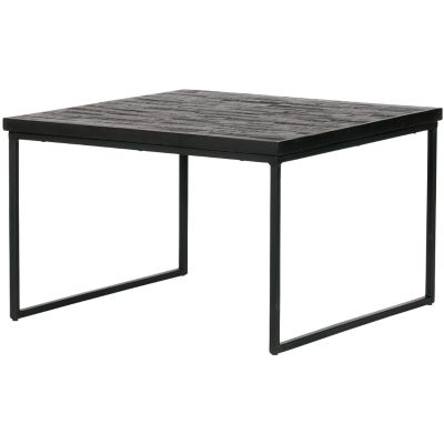 Woood Bijzettafel Sharing Vierkant Zwart 38x60x60 cm - OUTLET A