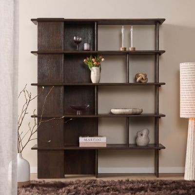 Starfurn Wandkast Lina mangohout 150 cm - bruin