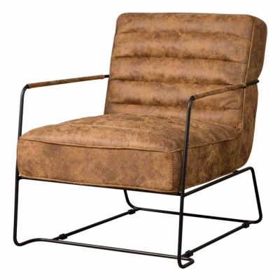 Tower Living Bari fauteuil - cognac