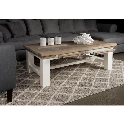 Tower Living Parma salontafel - 135 cm - wit