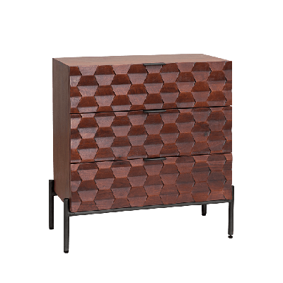 Tower Living Paola ladekast - 75 cm - bruin