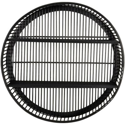 Wandrek Aiko Zwart Bamboe Rond 60 cm