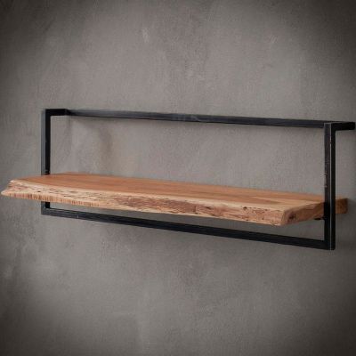 Fraaai Woody metaal wandplank 100 cm - Outlet A