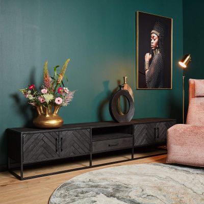 Starfurn Tv meubel New York - 240 cm - zwart