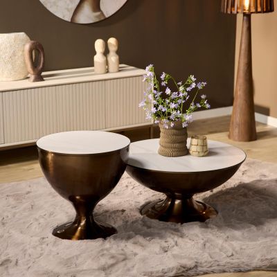 Starfurn Salontafel Ava set van 2 - brons