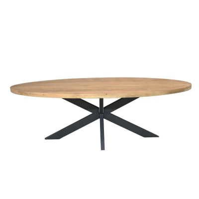 Starfurn Eettafel Dakota ovaal 240 cm - naturel
